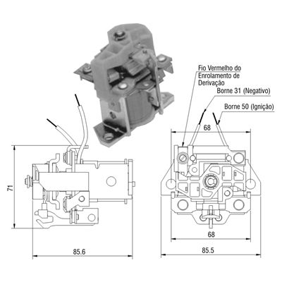 [ZM-903] AUTOMATICO IVECO SCANIA BOSCH IMPULSO 0331101005 2SALIDAS