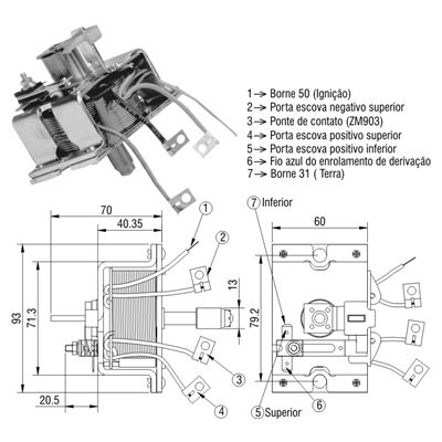 [ZM-904] AUTOMATICO IVECO SCANIA BOSCH LANZAMIENTO 0331450002
