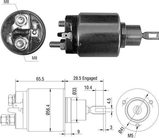 [ZM-976] AUTOMATICO LAND ROVER DISCOVERY 86-90 12V