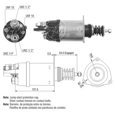 [ZM-1362] AUTOMATICO 41MT CON EMBOLO 24V