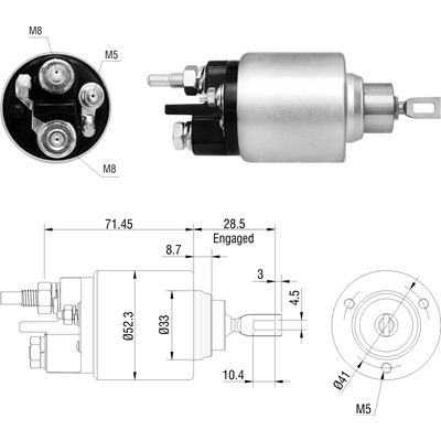 [ZM-1379] AUTOMATICO RENAULT/NISSAN 12V / 573 MAS BAJITO