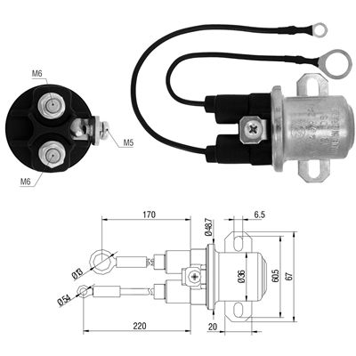[ZM-1407] Automatico 29/37/38/39/41/42MT Auxiliar 12V Cummins