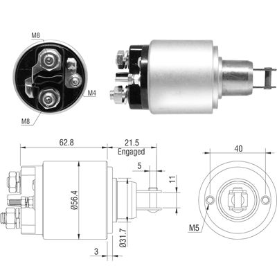 [ZM-1579] AUTOMATICO LADA 12V DEUTZ 3 HUECOS 12V