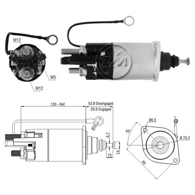 [ZM-1841] AUTOMATICO 39MT LB 24V TIPO DELCO
