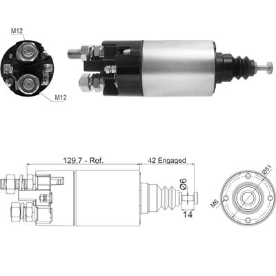 [ZM-1842] AUTOMATICO 39MT LB 12V TIPO DELCO