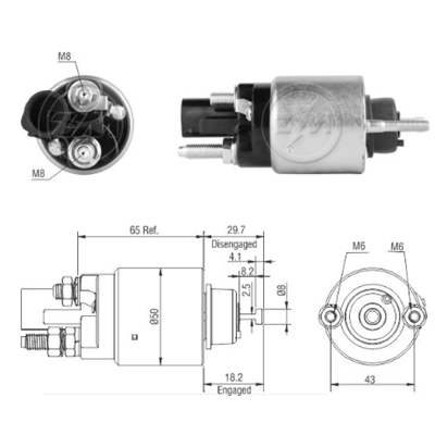 [ZM-7708] AUTOMATICO VW FOX GOL SAVEIRO VOYAGE 12V