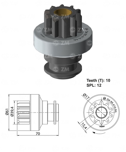[8561006] BENDIX FORD 5000 ESTRIA FINA 10D