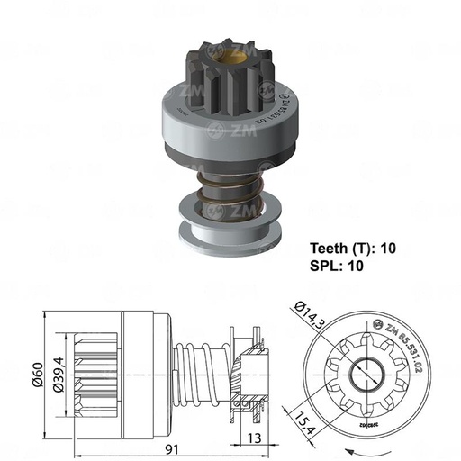 [8553102] BENDIX BOSCH PERKINS-FOTON 10D