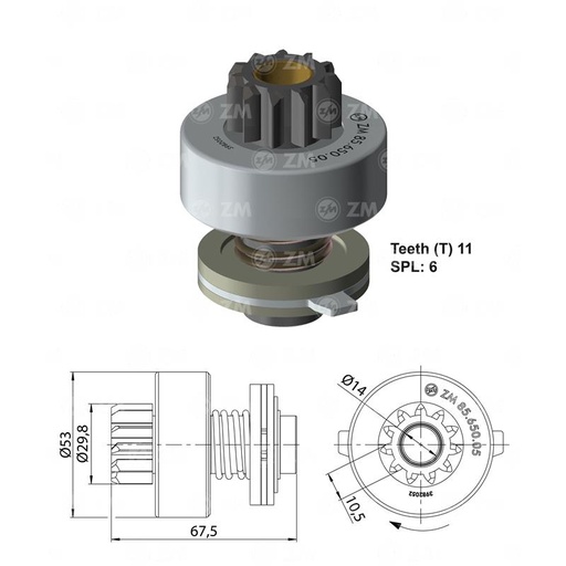 [8565005] BENDIX LADA 2121 TAXI 2106 11D