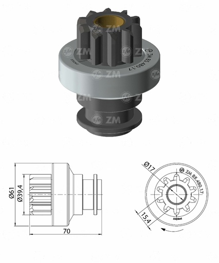 [8548017] BENDIX FORD CARGO LUCAS 10D