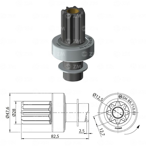 [8571002] BENDIX HAFEI / CHANA 8D