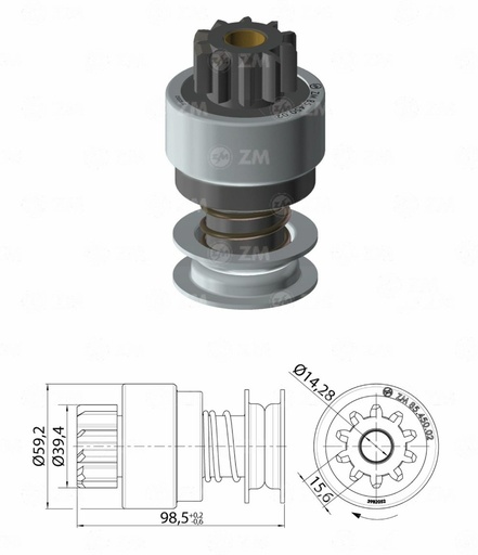 [8565002] BENDIX MAZDA 626 MAGNETTI MARELLI 8D