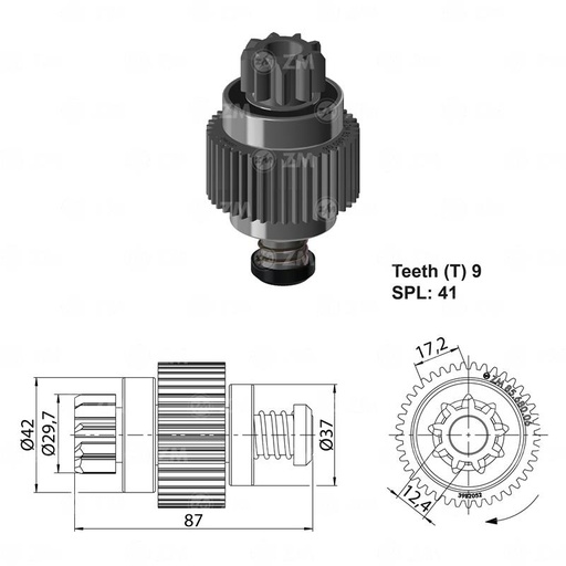 [8568006] BENDIX RELACIONADO CHEVROLET CORSA DIESELNISSAN MURANO DMAX DIESEL T9