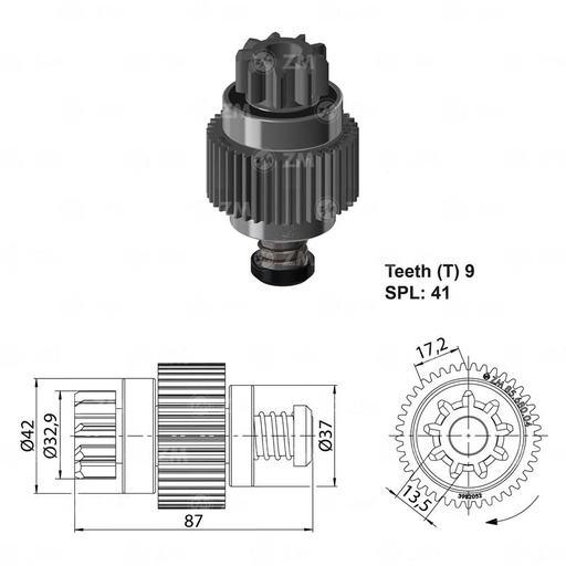 [8568004] BENDIX RELACIONADO CHEVROLET NPR ISUZU T-9GRUESO
