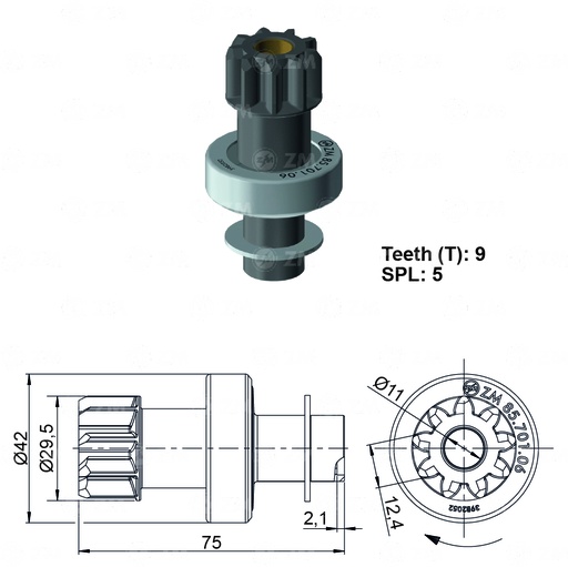 [8570107] BENDIX CHEVROLET SUPER CARRY BAJITO 8D