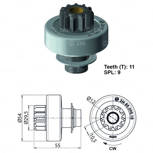 [8559010] BENDIX MERCEDES SPRINTER 3B VALEO 11D