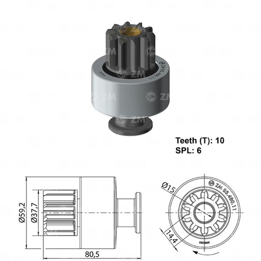[8548011] BENDIX VOLSKWAGEN TRUCK MWM BUS 16210 1721017220 VOLVO VM17 VM23 T-10 TIPO LUCAS