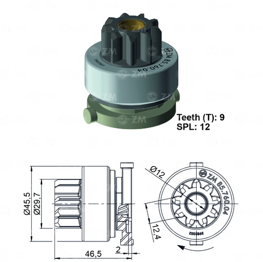 [8576004] BENDIX FORD 350 9D