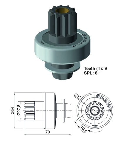 [8559012] BENDIX REXTON Y ACTION SANGYONG