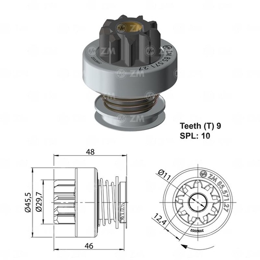 [8557127] BENDIX BMW X1 X3 X5 X6 TOYO COROLLA T-9 CW