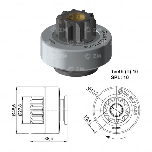 [8571008] BENDIX FIAT PALIO 1.4 T-10 SERVICIO PUBLICO