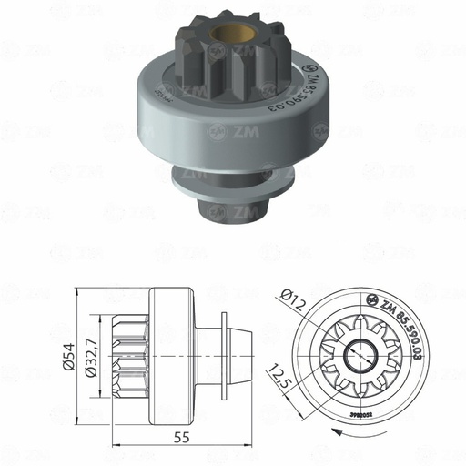 [8559013] BENDIX CHEVROLET SAIL T-9