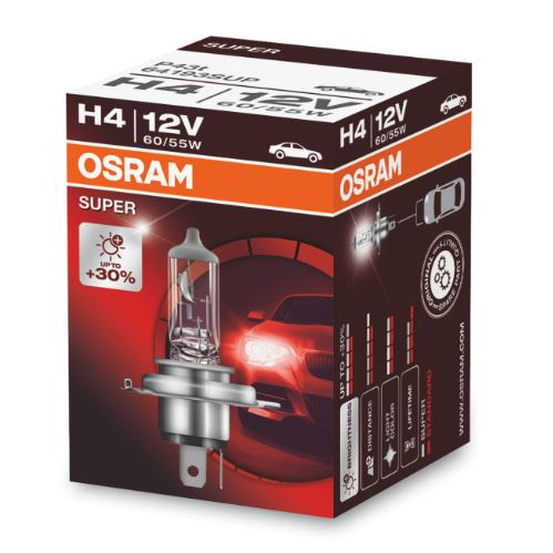 [OSR-64193SUP] H4 P43 12V 60/55W SUPER 30% MAS