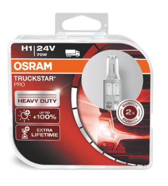 [OSR-64155TSP-02CD] H1 24V 70W 100% MAZ LUZ TRUCKSTAR PRO KITX2