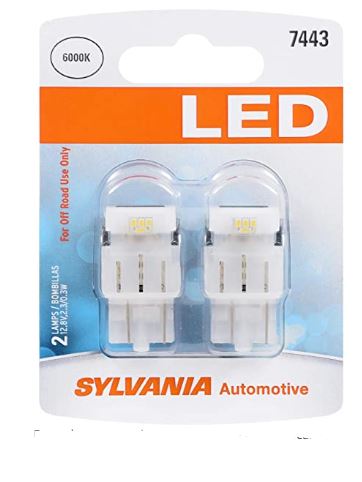 [OSR-7443A-LED-02B] SYLED OSRAM G2 7443 T20 AMARILLO