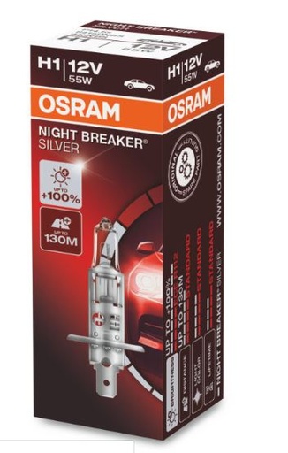 [OSR-64150SVS] H1 12V 55W 50% MAS LUZ + 20M