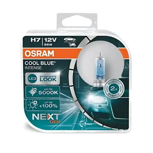 [OSR-64210CBN-02CD] H7 Cool Blue Intense 12V 55W 5000K 100%+ Luz Next Gen