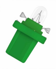 [OSR-2722MF] T5 12V 2W BASE PLASTICA (G) VERDE OSCURO