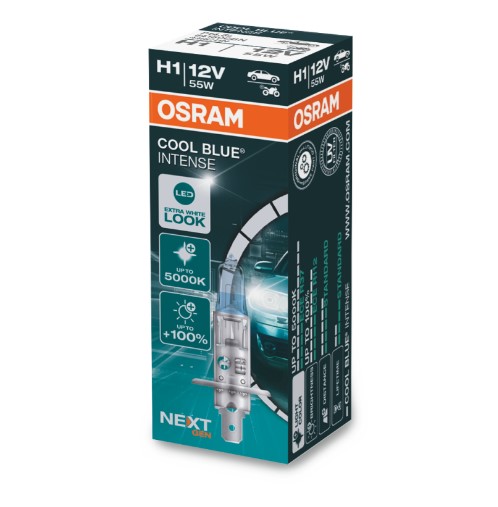 [OSR-64150CBN] H1 12V 55W STANDAR 5000K 100% MAS LUZ NEXT GENERATION