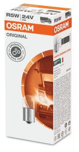 [OSR-5627] Bombillo 67 24V 5W Base Metálica Caja x10 und