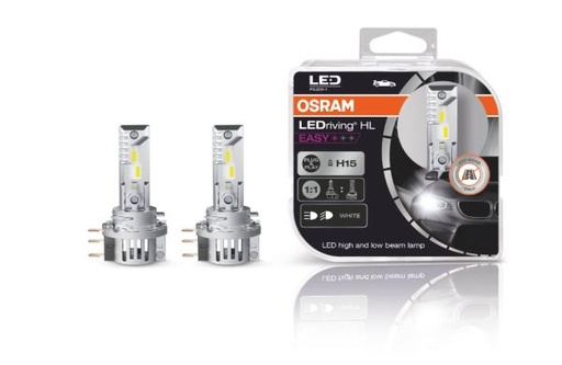 [OSR-64176DWESY] Bombillos OSRAM LED H15 sin balastro Facil Instalación