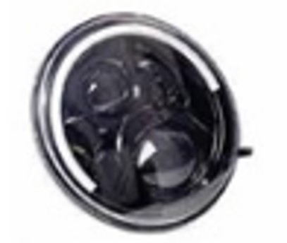[LYT-6024] UNIDAD SELLADA LED REDONDA GRANDE PREMIUM 70W 12/24V ALTA Y BAJA