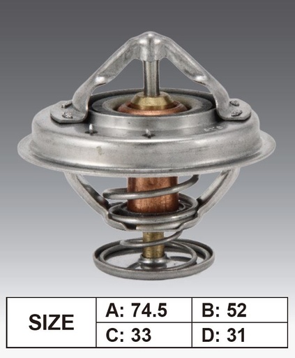 [HKT-ZB75M-82] TERMOSTATO MITSUBISHI CANTER CHOURUS HYUNDAI HD65 HD72