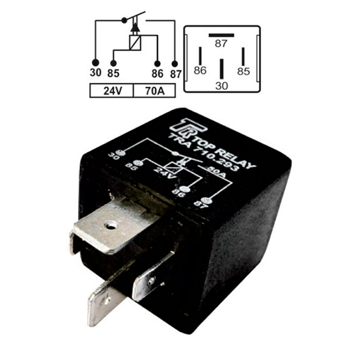 [TRA710293] RELE AUXILIAR 4 PATAS 24V 70A