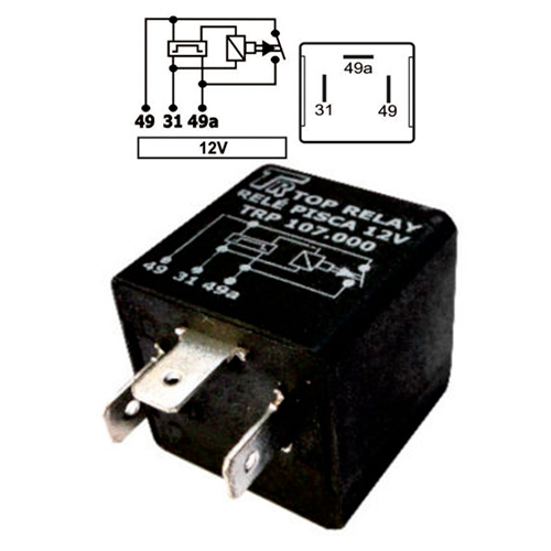 [TRP107000] FLASHER 3 PATAS 12V