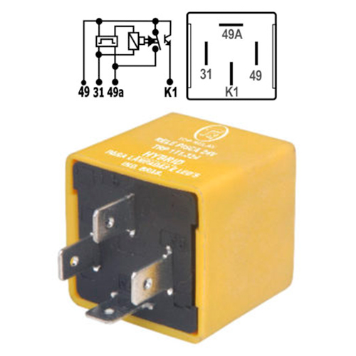 [TRP111324] FLASHER 4 PATAS HIBRIDO PARA LED 24V