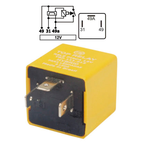[TRP111412] FLASHER 3 PATAS HIBRIDO PARA LED 12V