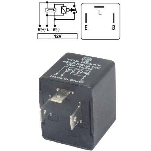 [TRP111512] FLASHER 3 PATAS INVERTIDO E-L-B  12V