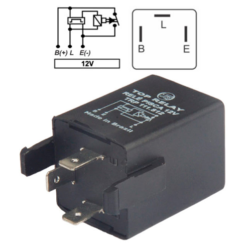 [TRP111812] FLASHER 3 PATAS CON SOPORTE LATERAL 12V HYUNDAI KIA