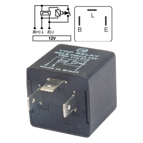 [TRP112512] FLASHER 3 PATAS INVERTIDO 12V