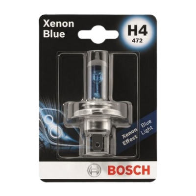 [B-1987301010] BOMBILLO HALOGENO H4 P43 12V 5560W FARO XENON BLUE PREMIUM BLISTER X 1 64193CB+ GL12