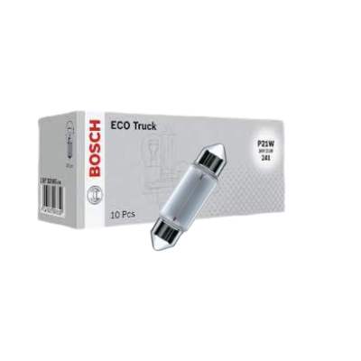 [B-1987302864] BOMBILLO TIPO FUSIBLE 11X35 C5W 24V 5W MINIATURA ECO TRUCK STD CAJA X 10 MOTOCICLETA