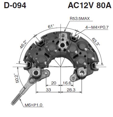 [D-094] PORTADIODO ALT TOYOTA MODELOS NUEVOS NEW ERA