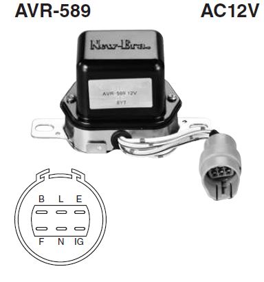 [AVR-589] REGULADOR EXTERNO ALT. TOYOTA 12V NEW ERA