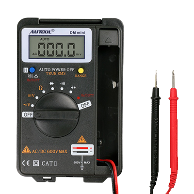 [TOOL-DMMINI] MULTIMETRO PANTALLA DIGITAL MINI BOLSILLO VOLTIMETRO AMPERIMETRO PROBADOR RESISTENCIA OHM VOLT AMPERIMETRO RANGO AUTOMATICO 4000