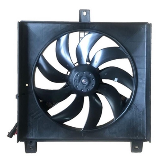 [GE1183] Motoventilador Renault Kwid 07 Ac Con Deflector Helice 306Mm Motor 69Mm Aspas 9 Potencia 84W 12V 214814297R 214813179R